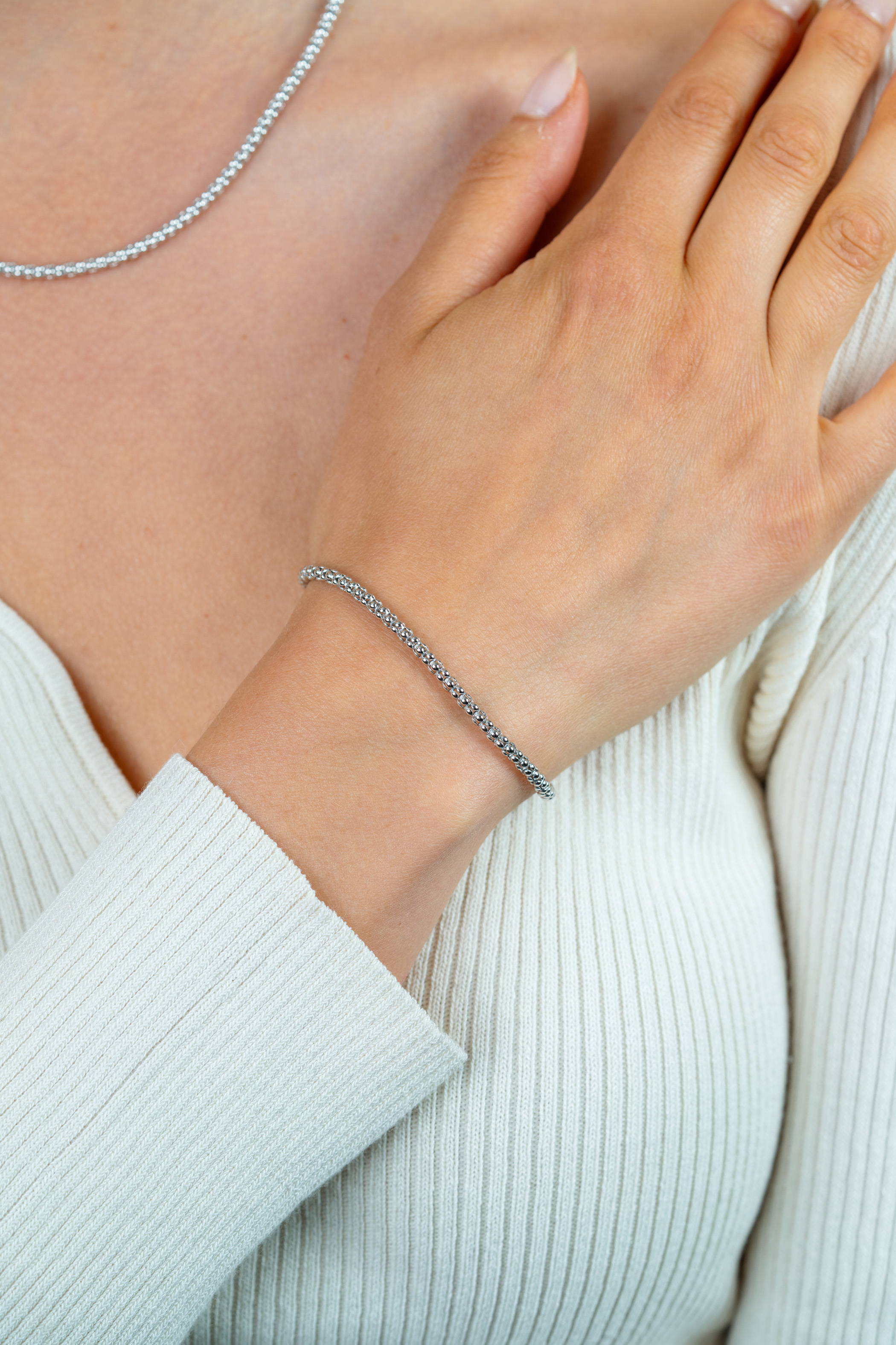 ZINZI zilveren schakelarmband 18,5cm ZIA1288