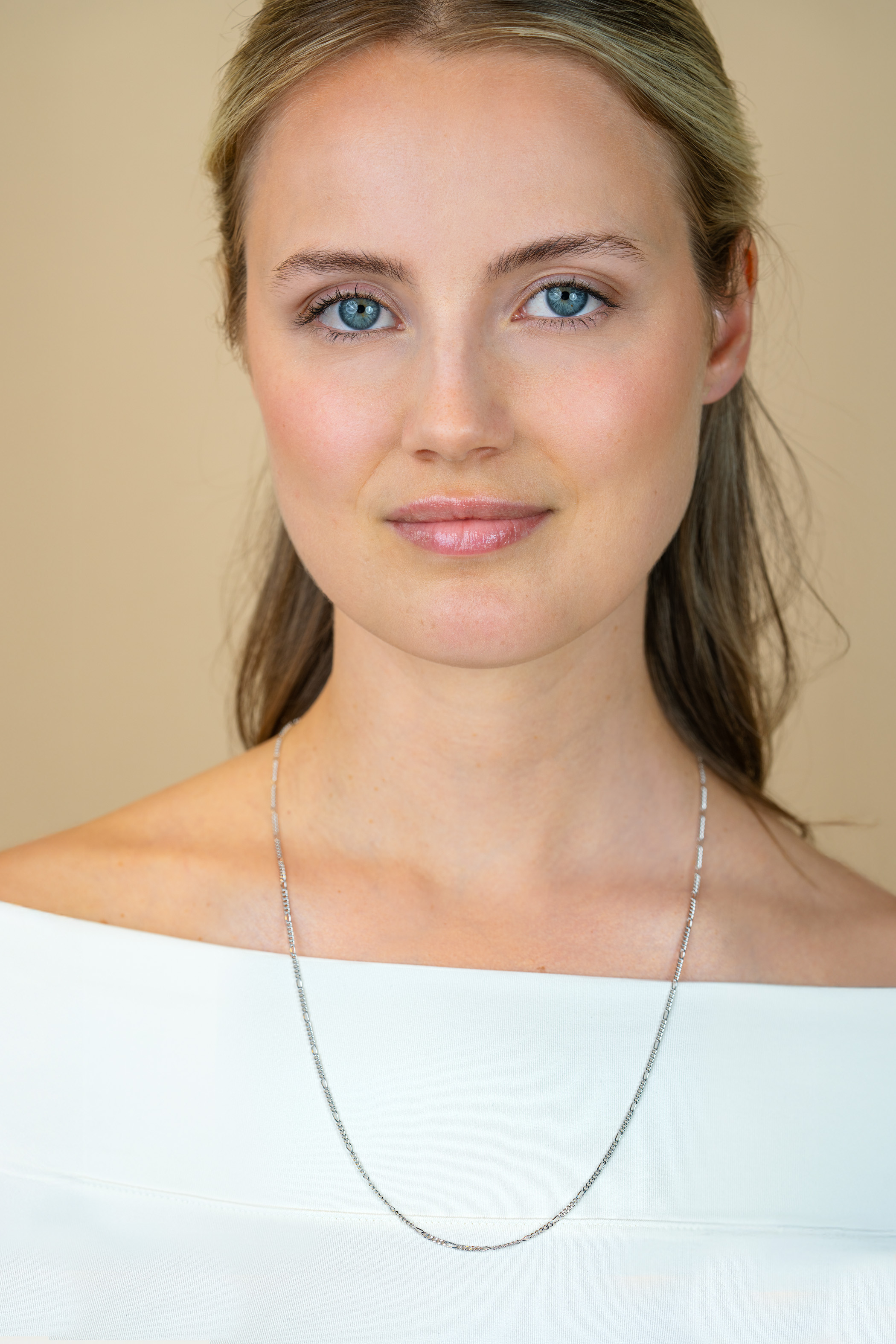 60cm ZINZI zilveren figaro ketting ZILC-F60