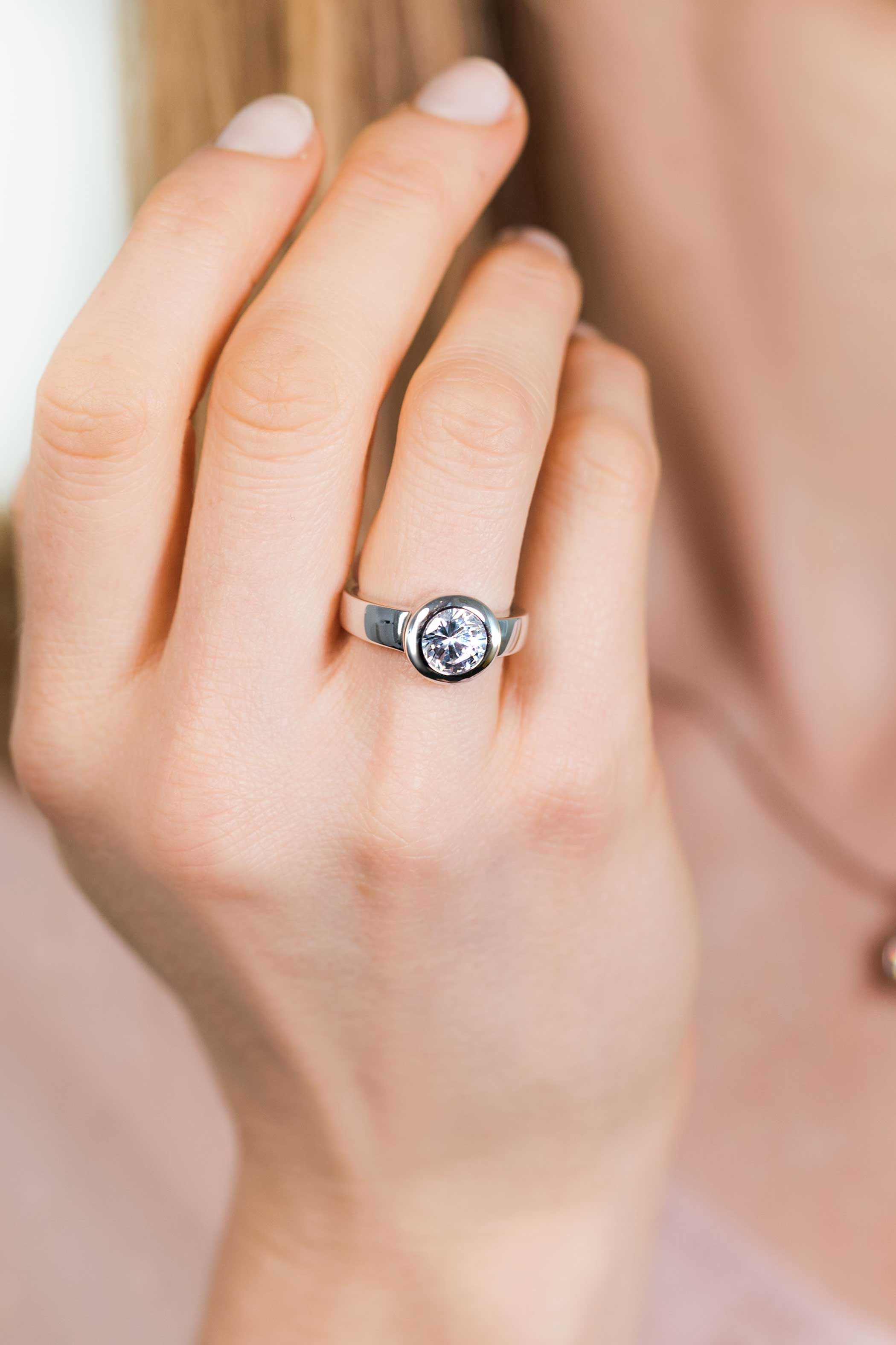 ZINZI zilveren wisselring rond ZIR1C