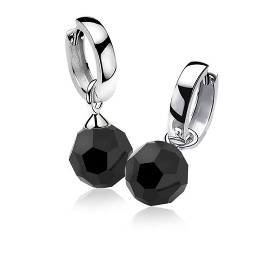 Zinzi zilveren oorringen 15 x 3mm glad met luxe klapsluiting ZIO191
