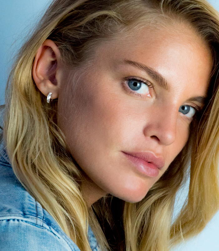 Zinzi zilveren oorringen 12 x 3mm witte zirconia's met luxe klapsluiting ZIO187Z
