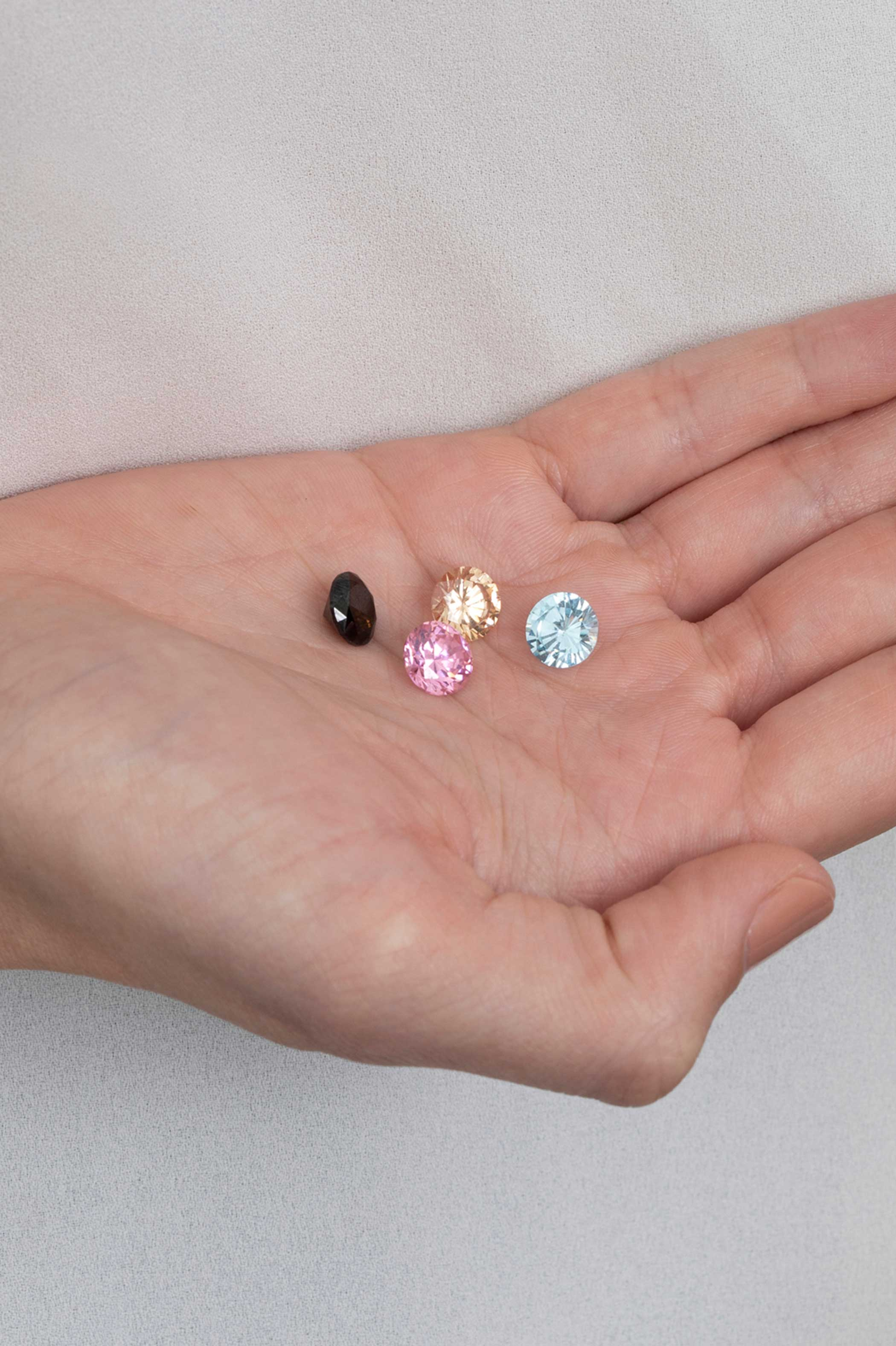 ZINZI zilveren wisselring rond wit ZIR4C