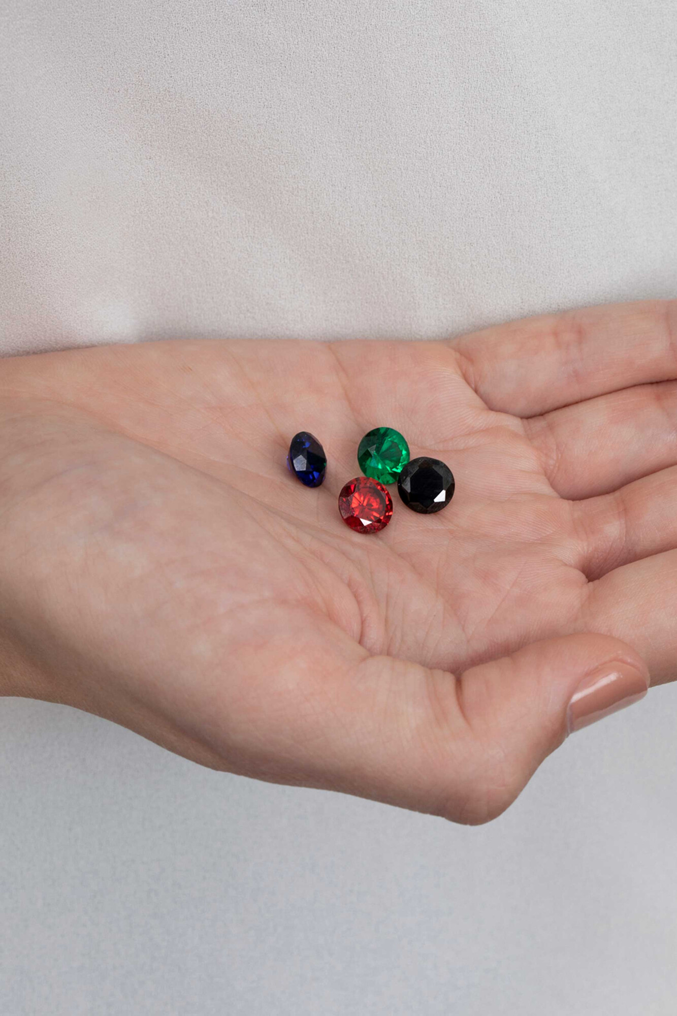 ZINZI zilveren wisselring rond wit ZIR4C