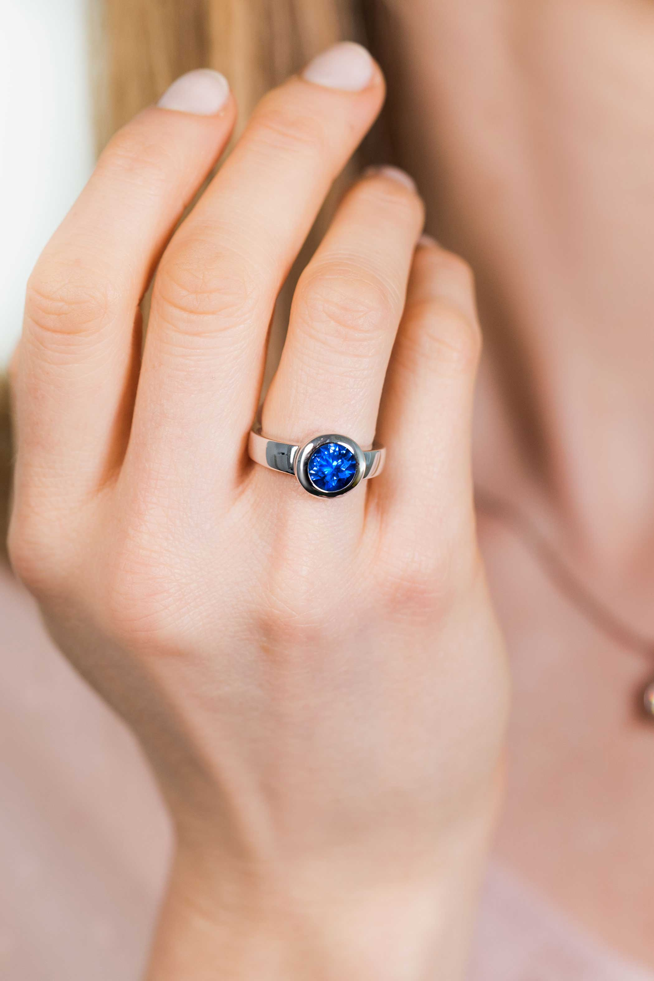 ZINZI zilveren wisselring rond ZIR1C