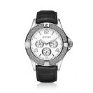 ZINZI Watch witte plaat zwarte band UNO6