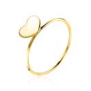 ZINZI Gold 14 karaat gouden ring hartje ZGR214