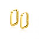 16mm ZINZI Gold 14 krt gouden rechthoekige oorringen met luxe klapsluiting 16mm x 2mm vierkante buis ZGO362