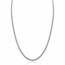 ZINZI zilveren popcorn ketting 3mm breed 42cm ZIC2765