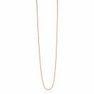 80cm ZINZI zilveren bolletjes ketting rosé verguld ZILC-B80R