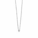 ZINZI zilveren ketting met hanger rond 40-43cm ZIC1393