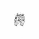 ZINZI zilveren oorringen gourmet 15 x 3mm met luxe klapsluiting ZIO1175
