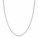 90cm ZINZI zilveren koord ketting ZILC-K90