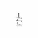 ZINZI zilveren letter hanger E ZIH2140E
