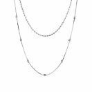 ZINZI zilveren multi-look ketting 40-45cm ZIC1345