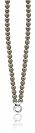 Zinzi zilveren ketting groen 43cm met sluiting ZIC401OG-S