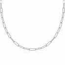 ZINZI zilveren ketting 45cm met trendy paperclip schakels van 3,4mm breed ZIC1992
