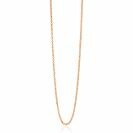 90cm ZINZI zilveren jasseron ketting geel verguld ZILC-J90R