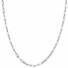 ZINZI zilveren ketting paperclip schakel 2,7mm breed 45cm ZIC2150