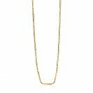 ZINZI zilveren fantasie ketting 14K geel verguld met staafjes 40-44cm ZIC1452G