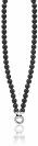 Zinzi zilveren ketting zwart 43cm met sluiting ZIC401ZP-S