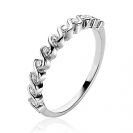 ZINZI zilveren ring slagmodel witte zirconia ZIR2177