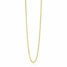 90cm ZINZI zilveren jasseron ketting geel verguld ZILC-J90G