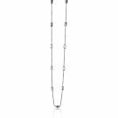 Zinzi zilveren fantasie ketting ovaal 45cm ZIC1232