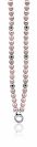 ZINZI collier roze parel + zlv.bol met slot