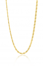 ZINZI Gold 14 karaat gouden fantasie schakel-collier 1,6mm breed en lengte 45cm ZGC295