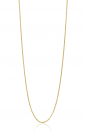 42cm ZINZI Gold 14 krt anker ketting 0,9mm breed, ideaal om je hanger aan te bevestigen ZGLA42-09