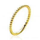 ZINZI Gold 14 krt gouden ring met bolletjes 1,5mm breed ZGR372