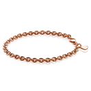 ZINZI zilveren armband rosé verguld 19cm ZIA1153R 