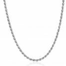 ZINZI zilveren koord ketting 2,6mm breed 42-45cm ZIC2386