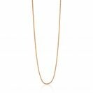 60 cm ZINZI zilveren palmier ketting rosé verguld ZILC-P60R