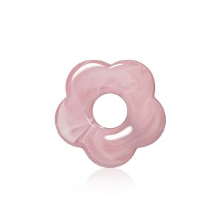 26mm hanger bloem roze kunststof ZIH2720RA