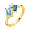 blauw