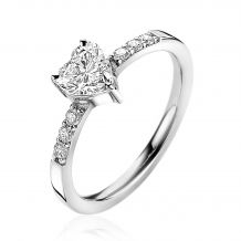 ZINZI zilveren ring hart witte zirconia ZIR2134