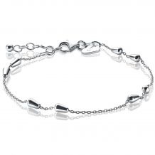 ZINZI zilveren fantasie armband 17-19,5cm ZIA1910