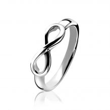 ZINZI zilveren ring infinity glad ZIR1065