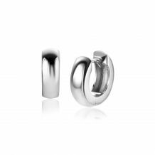 ZINZI zilveren oorringen 13 x 4mm met luxe scharniersluiting ZIO-BF39