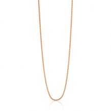 42cm ZINZI zilveren palmier ketting rosé verguld ZILC-P42R