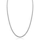 ZINZI zilveren popcorn ketting 3mm breed 42cm ZIC2765