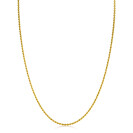 90cm ZINZI gold plated zilveren koord ketting ZILC-K90G