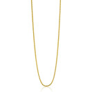 70 cm ZINZI zilveren palmier ketting geel verguld ZILC-P70G