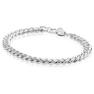 ZINZI zilveren massieve gourmet armband 6,3mm breed 19,5cm ZIA2852