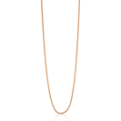 45 cm ZINZI zilveren palmier ketting rosé verguld ZILC-P45R