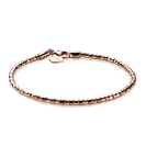 ZINZI rosé verguld zilveren fantasie armband 17-19cm ZIA1129R