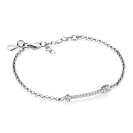 Zinzi zilveren fantasie armband wit 17-20cm ZIA1064