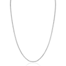 ZINZI zilveren tennis collier 45cm met rijzetting witte zirconia's 1,7mm breed ZIC2794