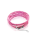 Zinzi by Fatima wikkelarmband fuchsia roze 75cm ZBF11F